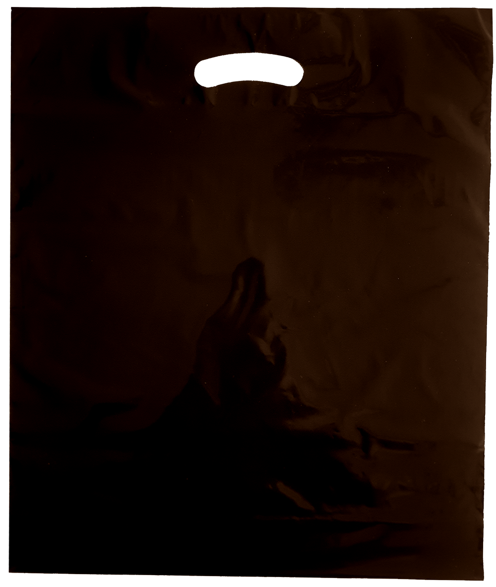 PE-Tragetaschen - braun, schwarz, silber