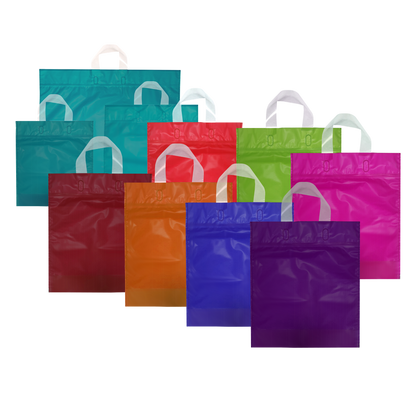 Mystery Collection HDPE Schlaufentragetasche - Natur mit Vollflächendruck