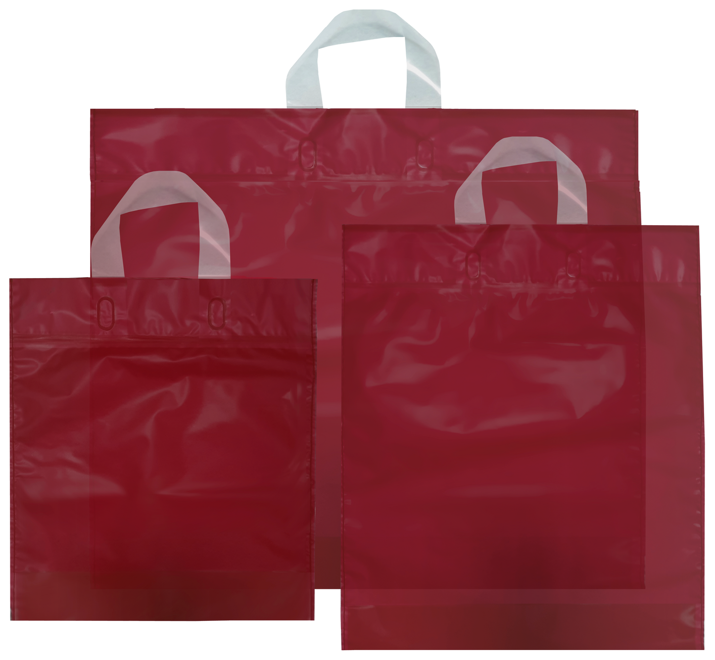 Mystery Collection HDPE Schlaufentragetasche - Natur mit Vollflächendruck