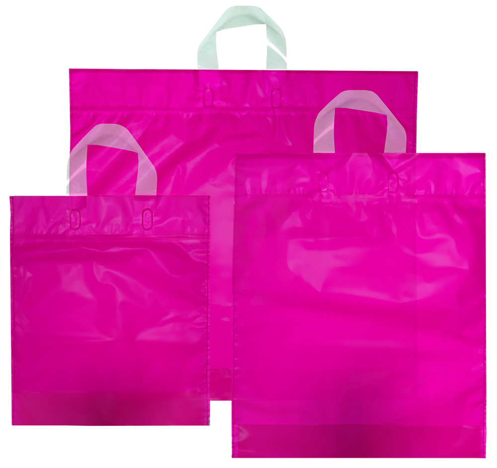 Mystery Collection HDPE Schlaufentragetasche - Natur mit Vollflächendruck