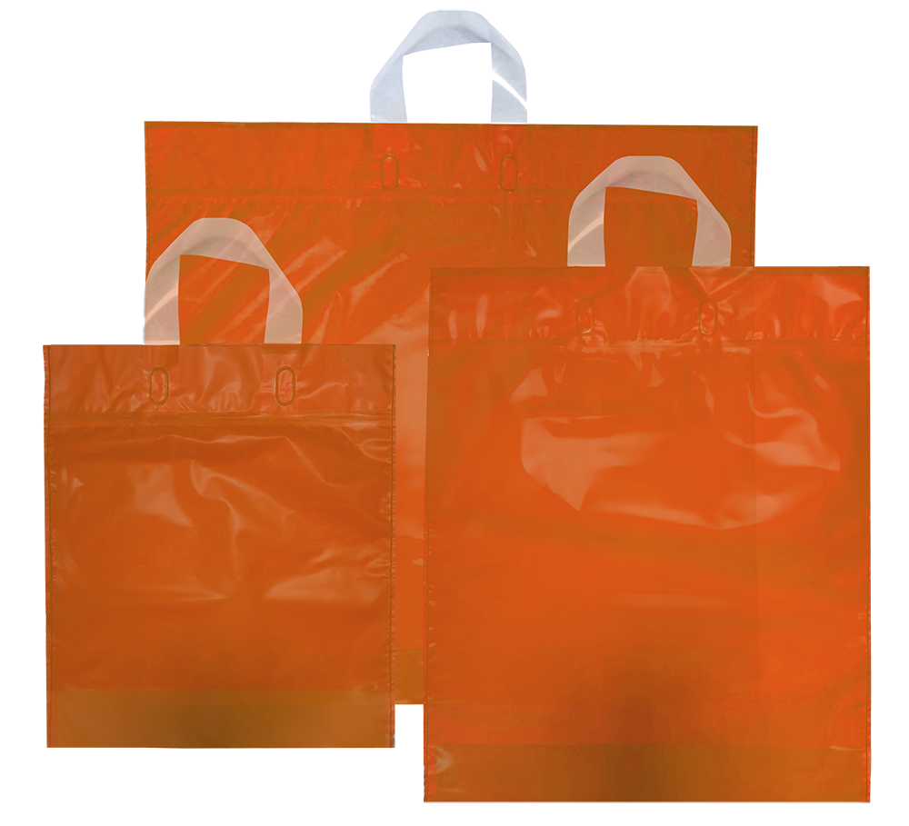 Mystery Collection HDPE Schlaufentragetasche - Natur mit Vollflächendruck