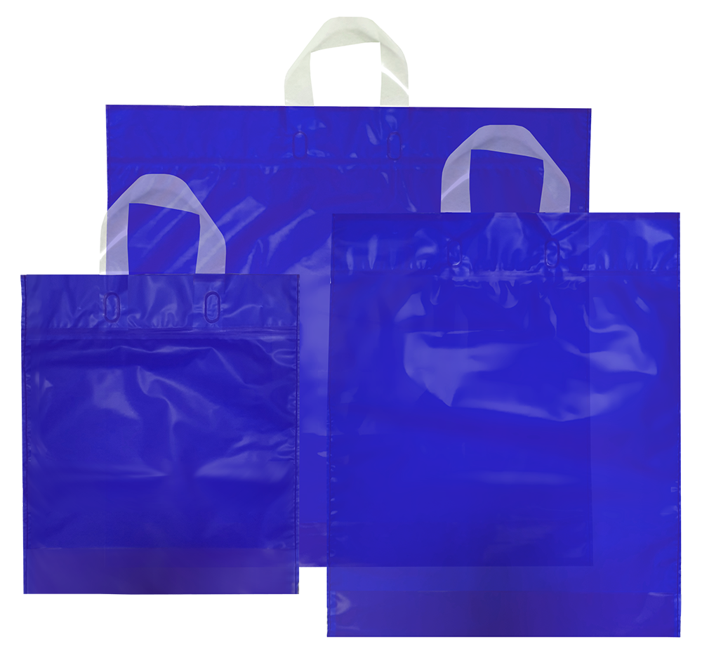 Mystery Collection HDPE Schlaufentragetasche - Natur mit Vollflächendruck