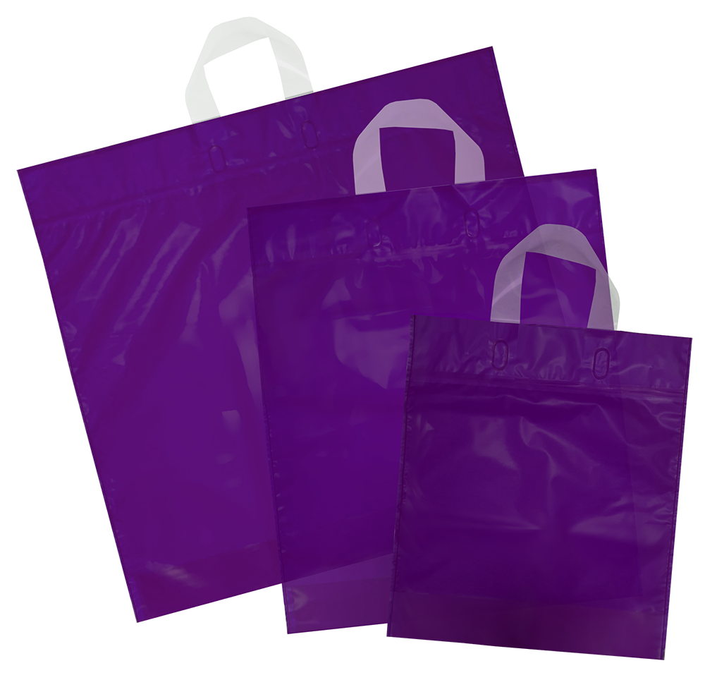 Mystery Collection HDPE Schlaufentragetasche - Natur mit Vollflächendruck