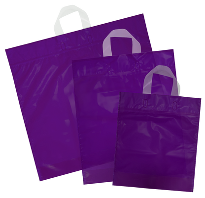 Mystery Collection HDPE Schlaufentragetasche - Natur mit Vollflächendruck